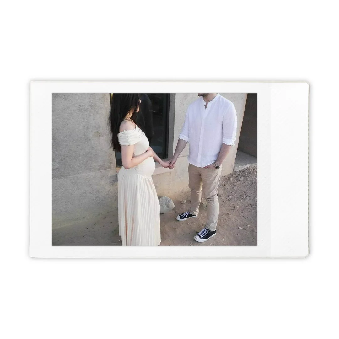 polaroid amangiri maternity photography