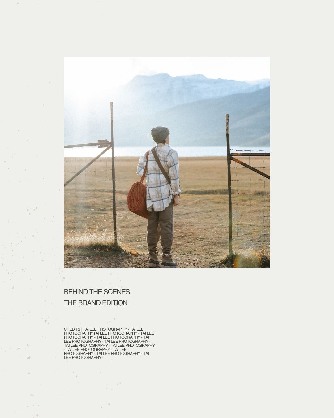 Behind the scenes of a brand photo session: the freezing cold edition.  A solo outdoor adventure.⁣
-⁣
By the time we finished with this shoot both of our hands were completely numb, but I knew when I saw this lighting and this view that I HAD to shoo