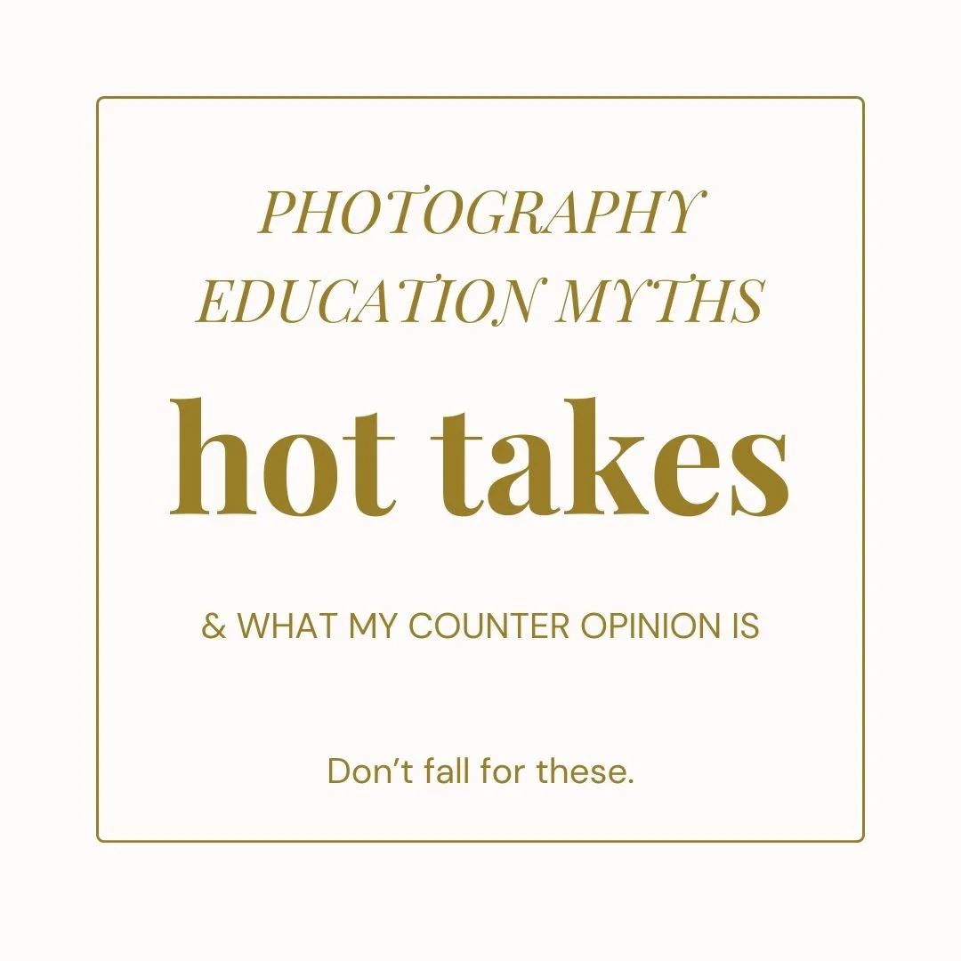 Things I've heard in the photography world that don't sit right with me, especially when they're aimed at someone just starting out who's trying to build something beautiful&mdash; and what I actually believe instead.⁣
⁣
 "You're undercutting th