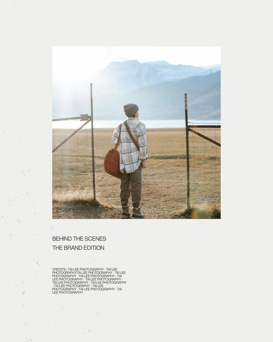 Behind the scenes of a brand photo session: the freezing cold edition.  A solo outdoor adventure.⁣
-⁣
By the time we finished with this shoot both of our hands were completely numb, but I knew when I saw this lighting and this view that I HAD to shoo