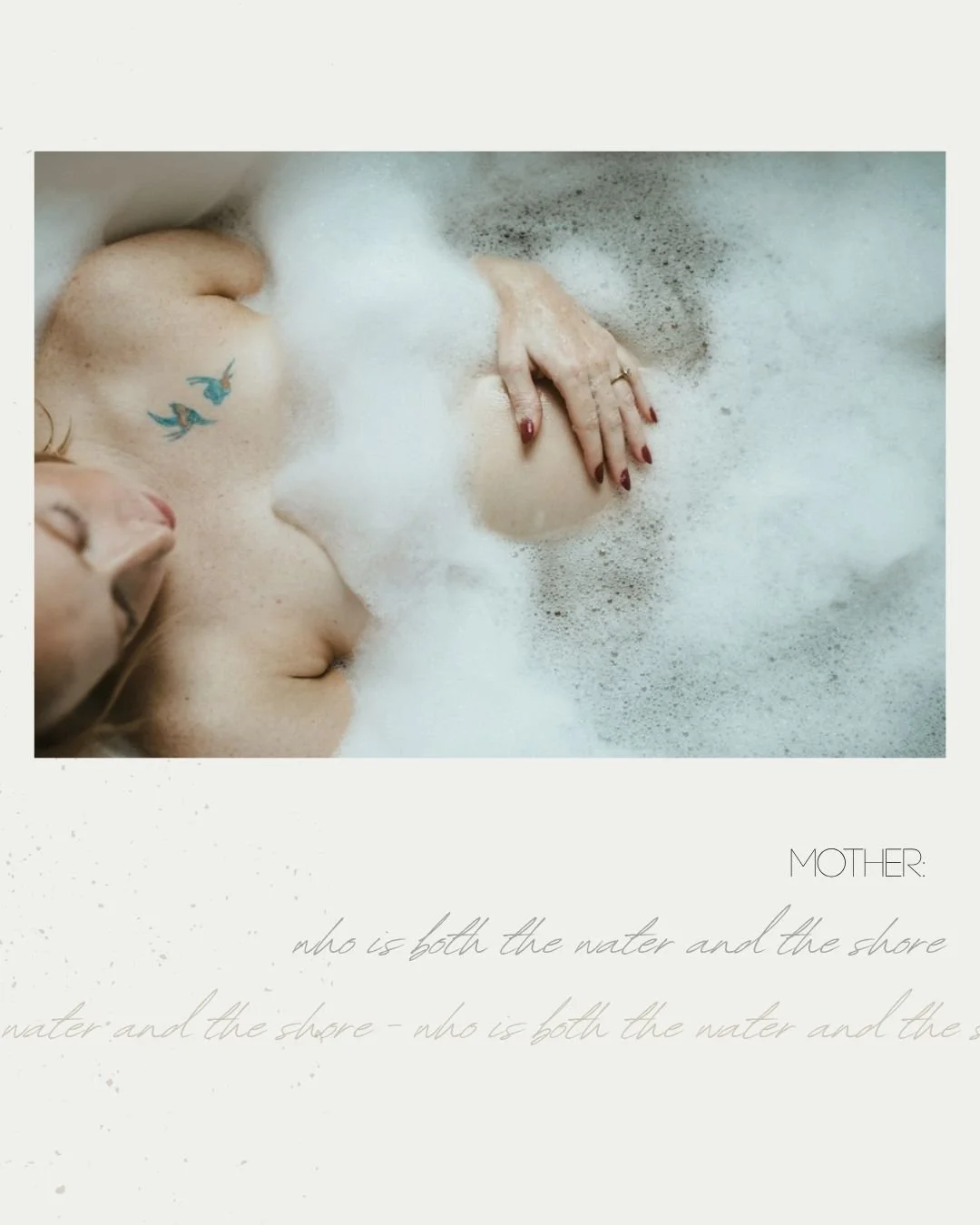 She is the water and the shore.⁣
The one who flows and the one who holds.⁣
⁣
She drew a bath. Lit some candles. Turned the lights down. Being with her body and her baby, her partner beside her.⁣
- ⁣
#utahmaternityphotographer #utahmaternityphotograph