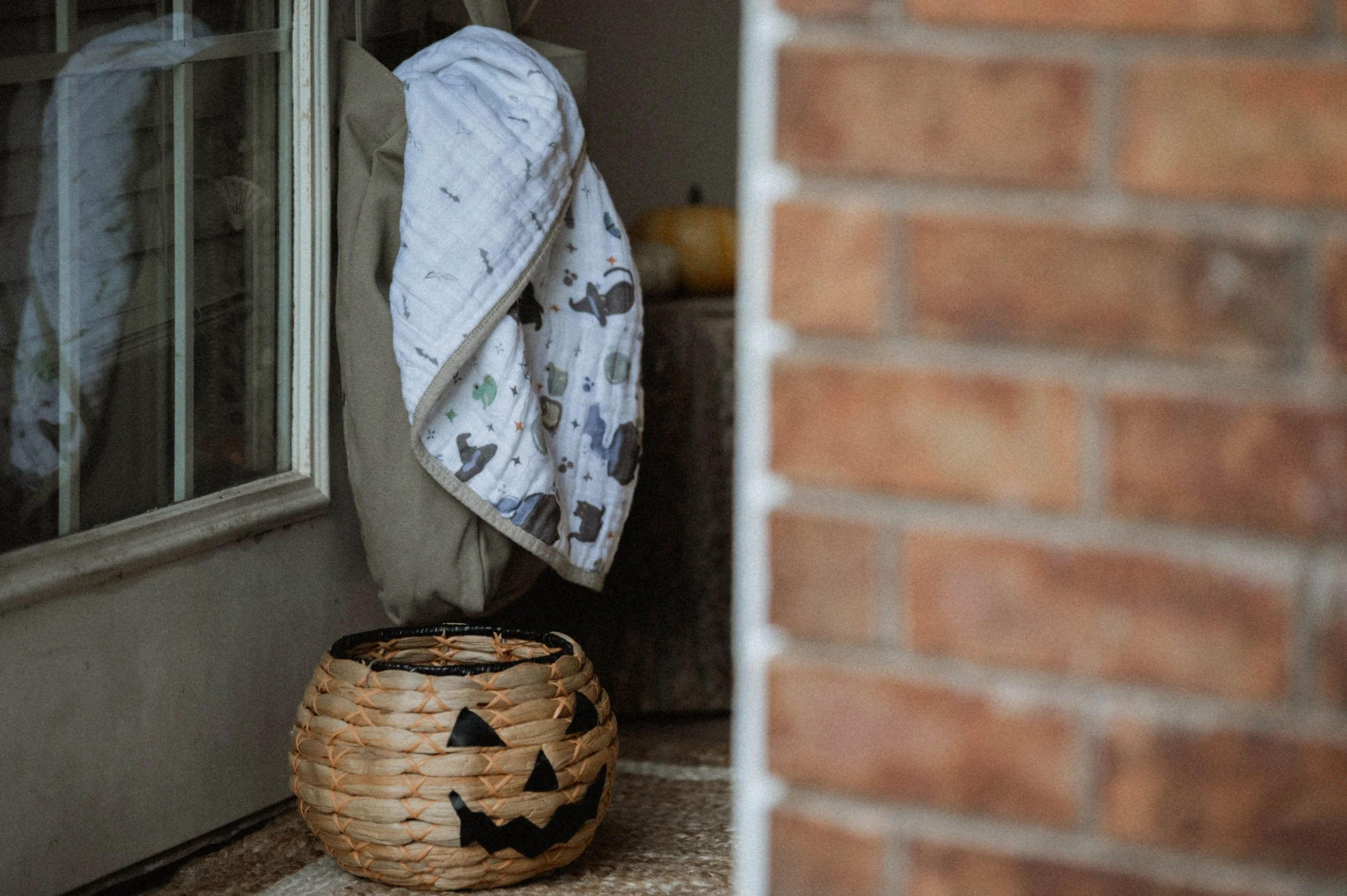 Product photographer for baby brands capturing Halloween lifestyle scene