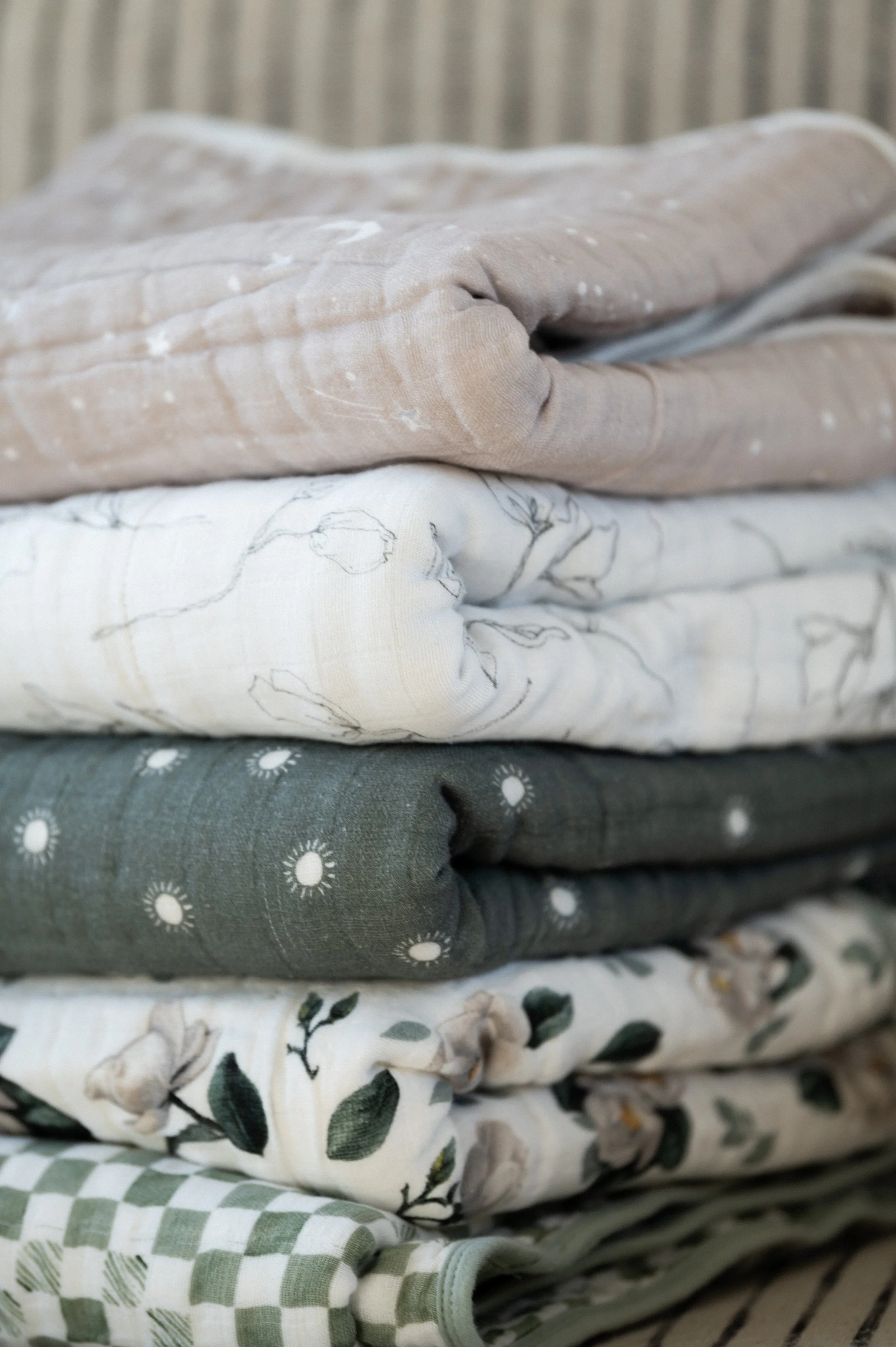 Standalone product photography of curated flat lay detail shot
