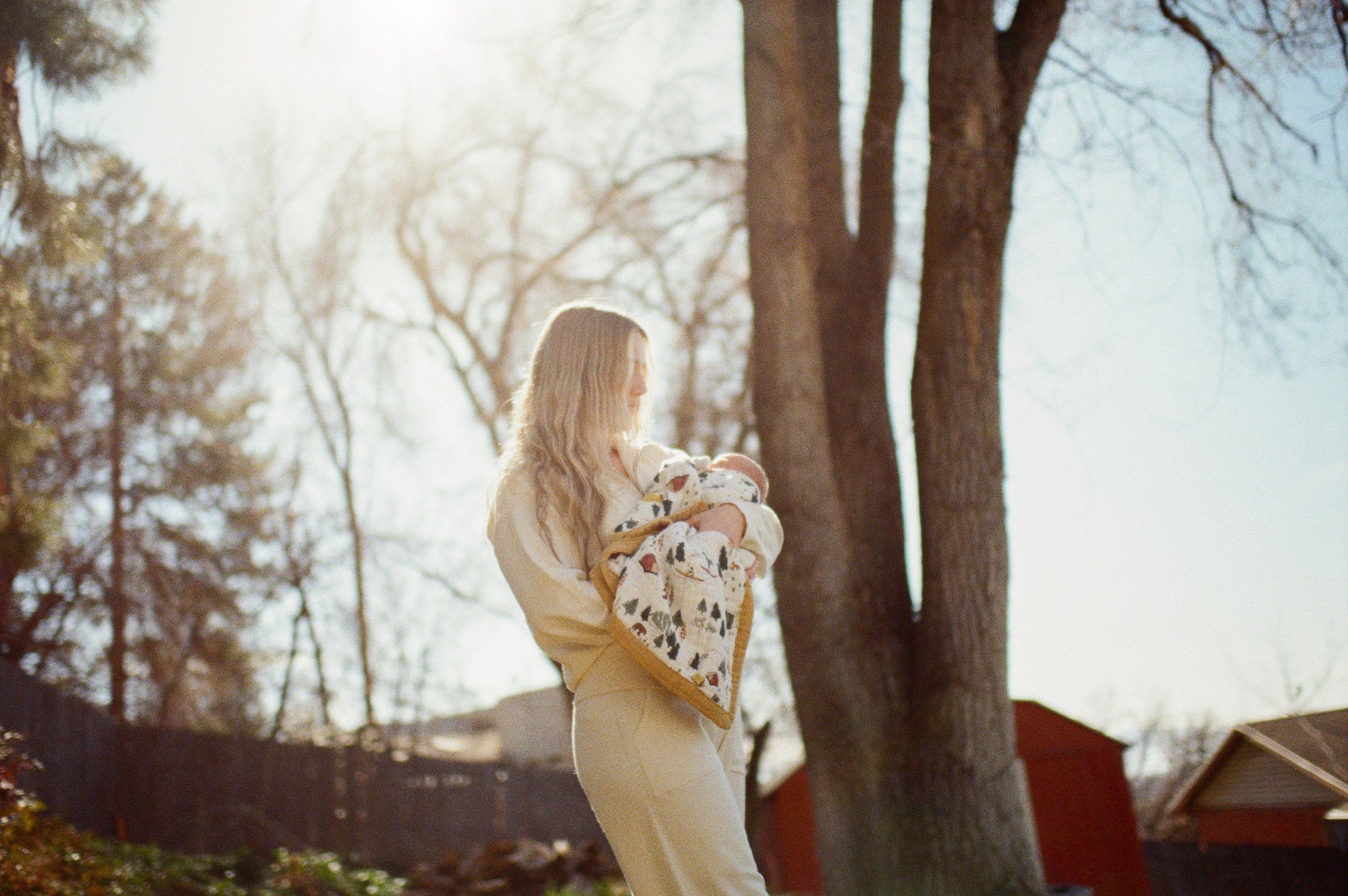 Product brand session shot on film for a nostalgic, imperfect feel