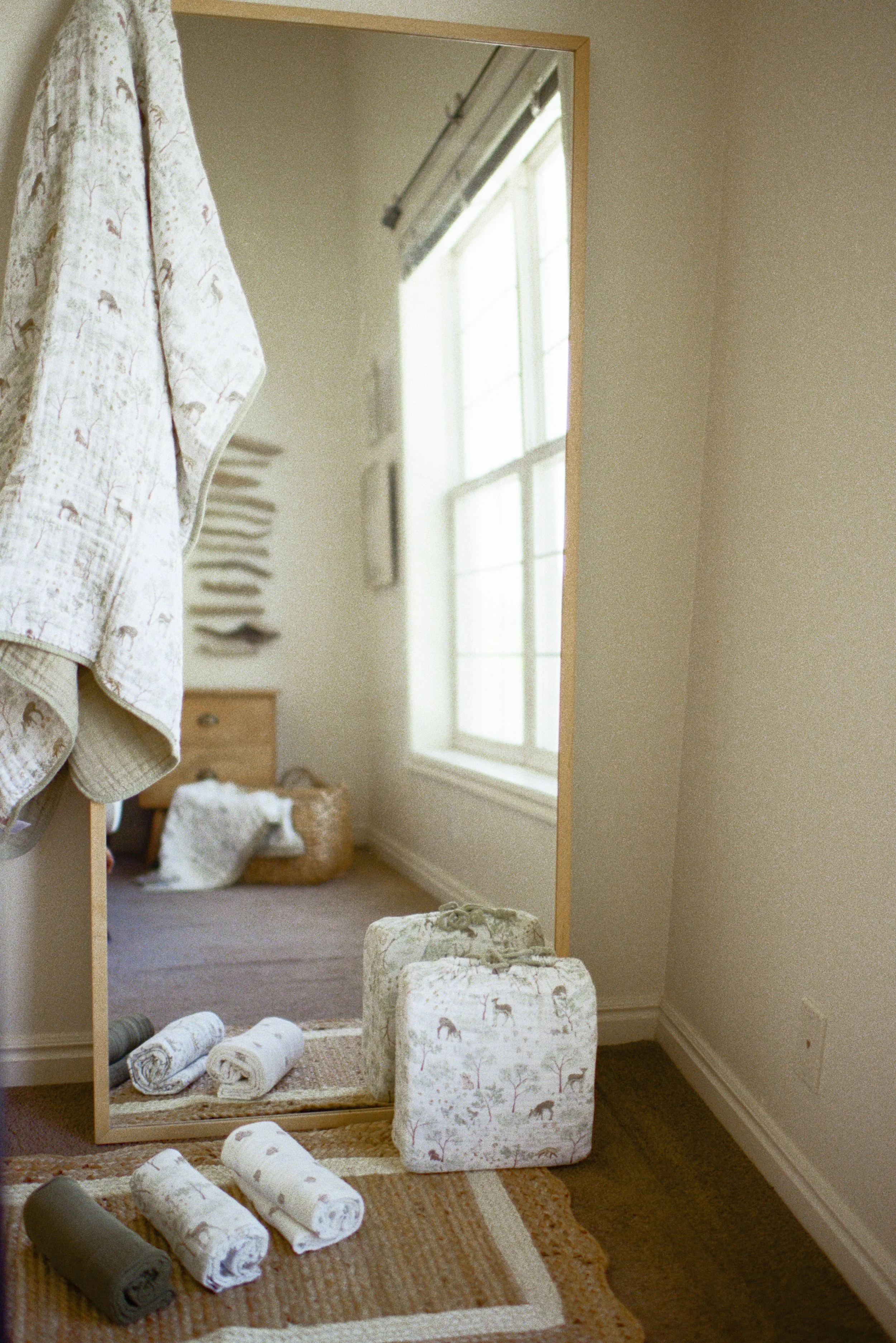 Product brand session shot on film for a nostalgic, imperfect feel
