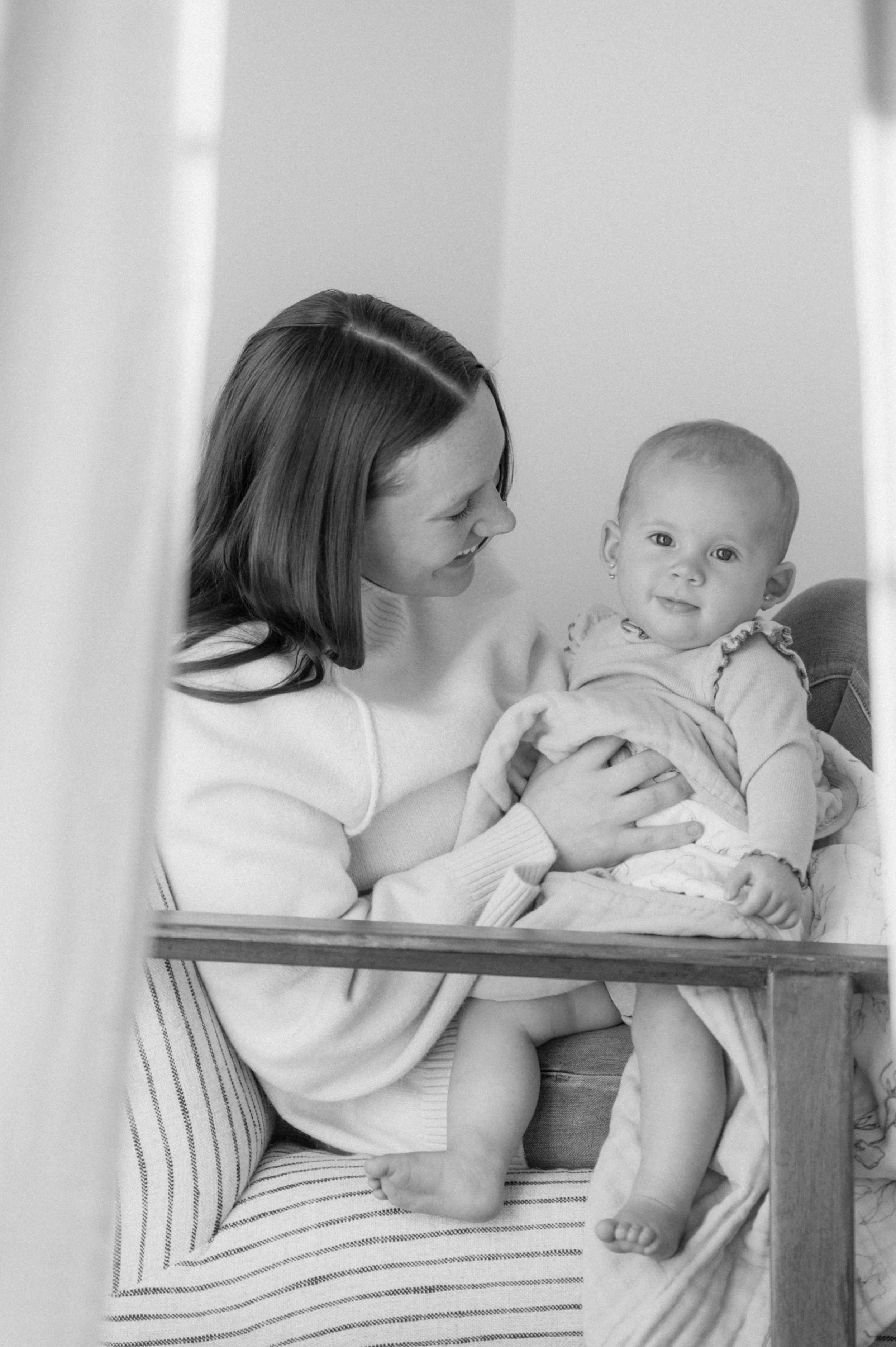 Editorial black and white brand photography for social media feed