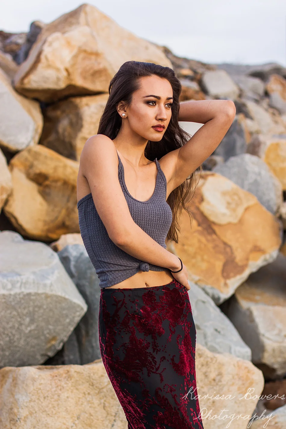 Boho beach look