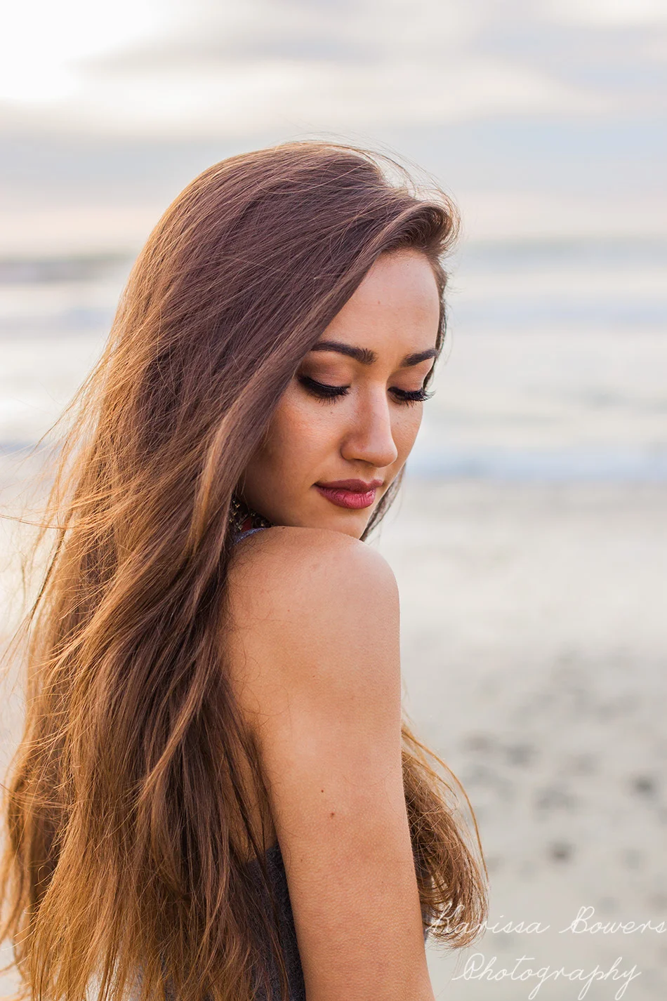 Beach portrait session
