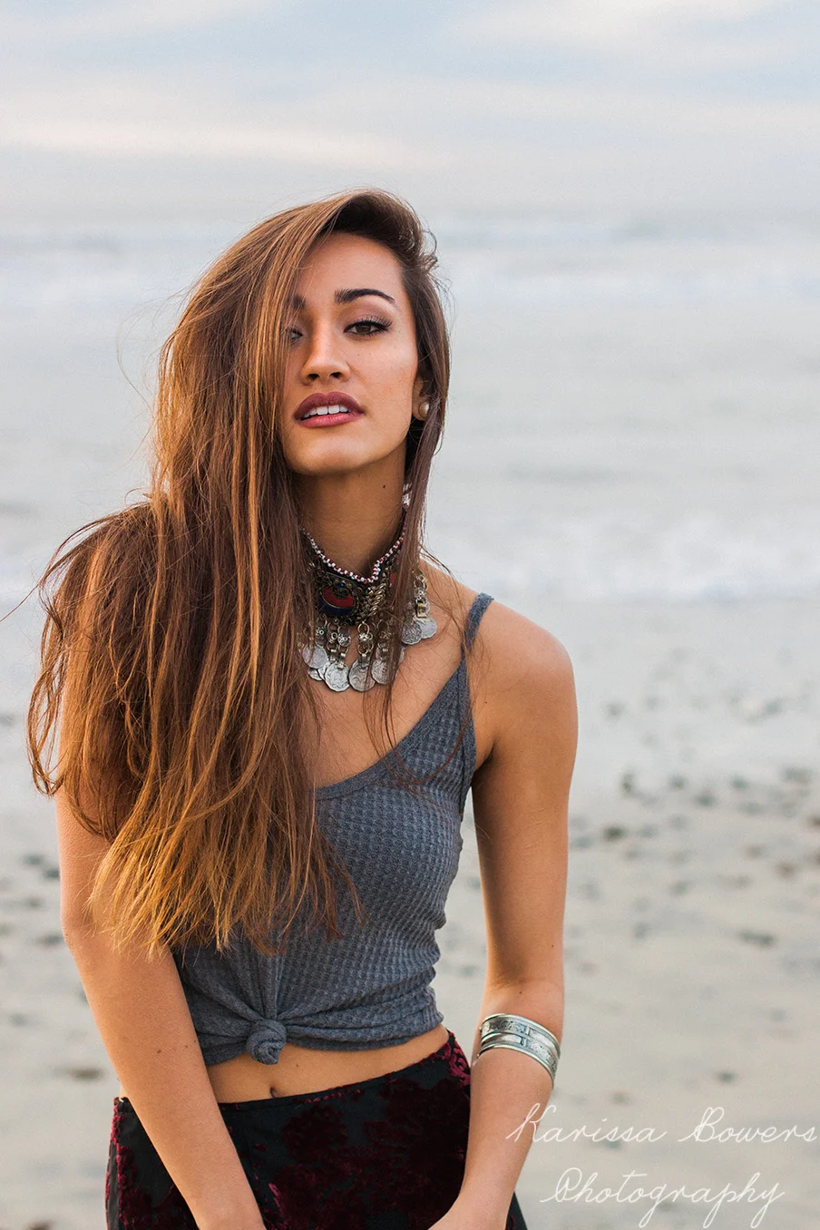 Boho beach look