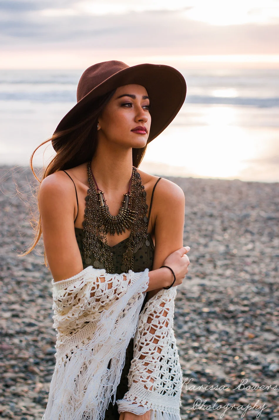 Boho beach look