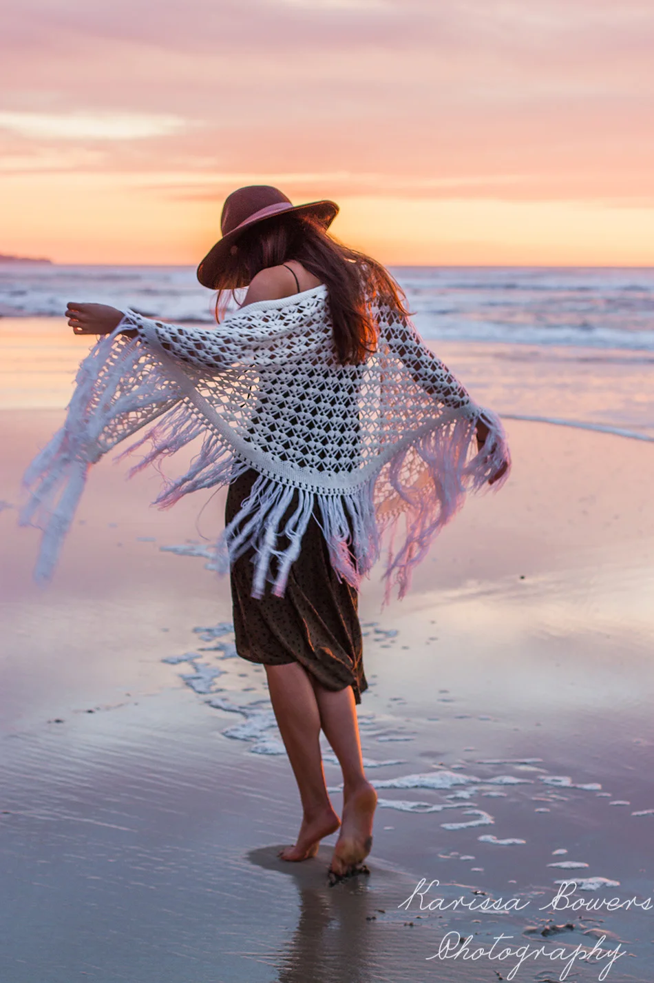 Dancing in the sunset
