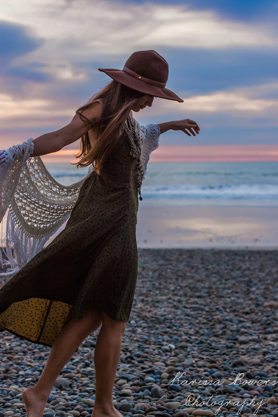 Sunset on the beach