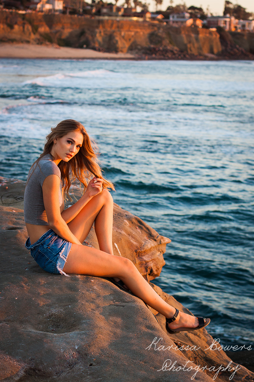San Diego Sunset Cliffs Portrait Photoshoot