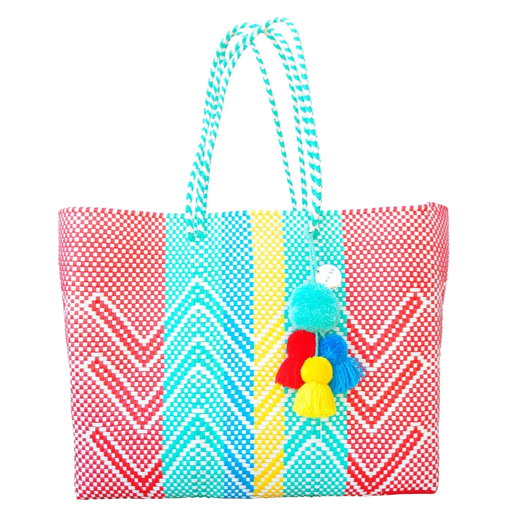 Lolita recycled plastic Mexican beach bag / Echa | Soi 55