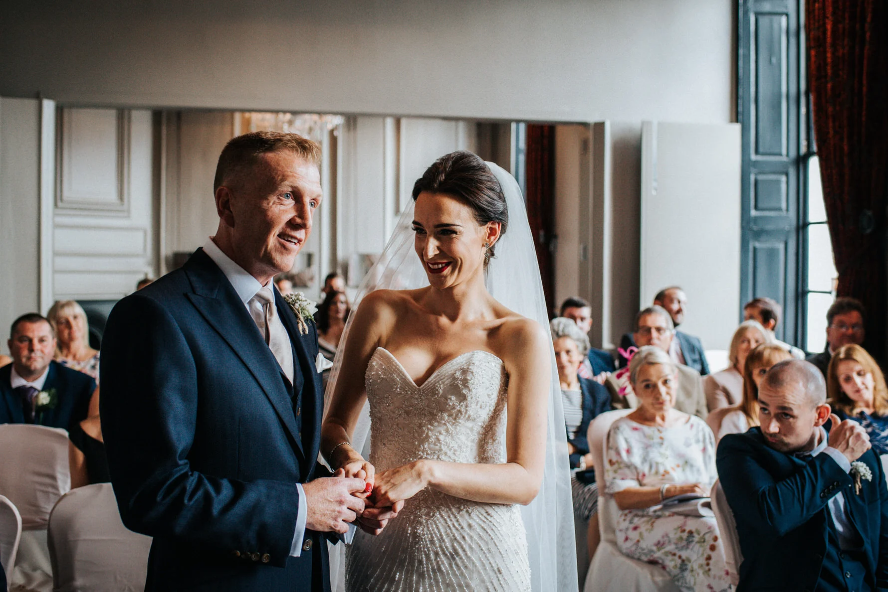 Candid Cheshire Documentary Wedding Photography at The Oddfellows in Chester by Louise Jacob. Prices start at £1500