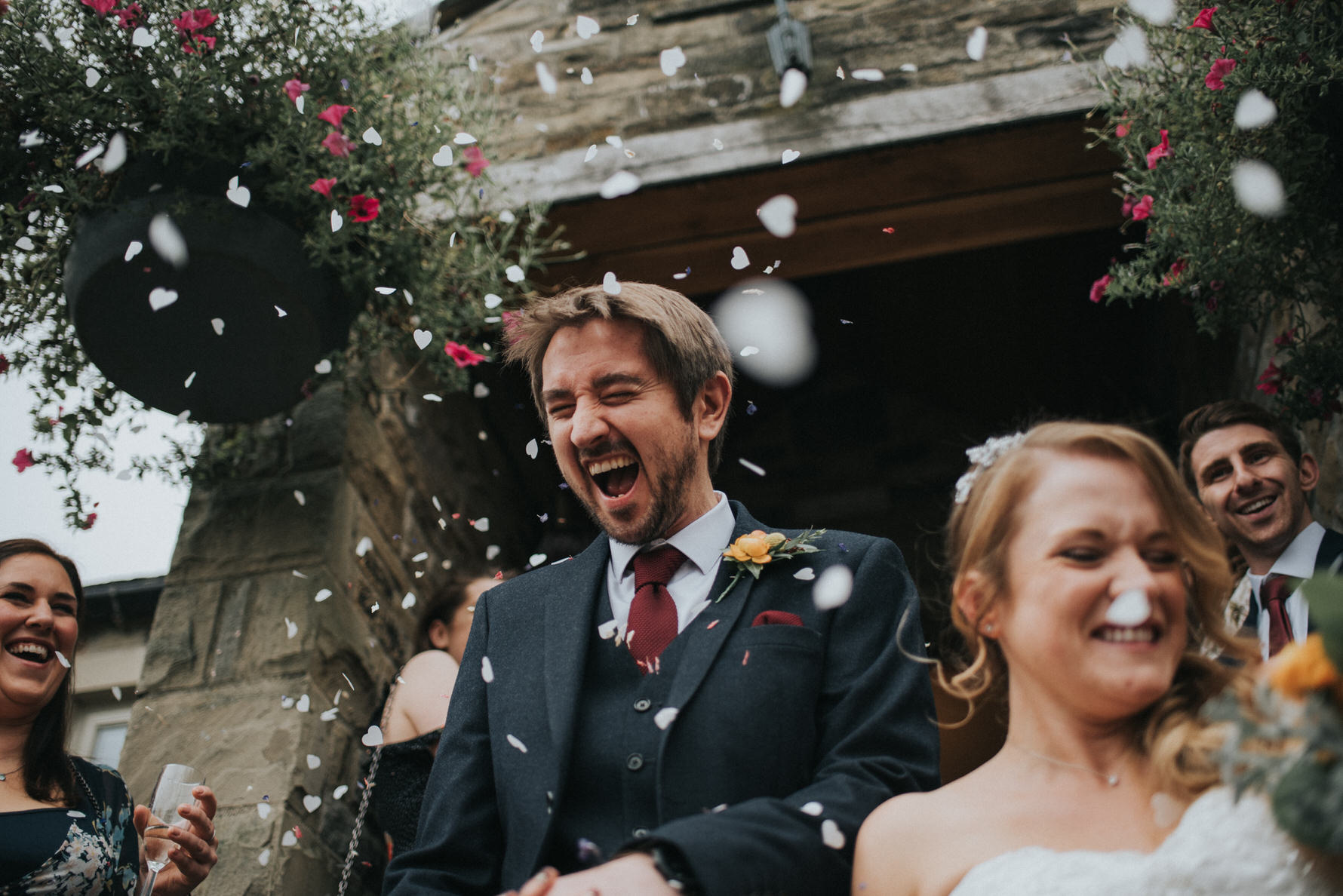 Cheshire Documentary Wedding Photography in Burnsall, Yorkshire Dales