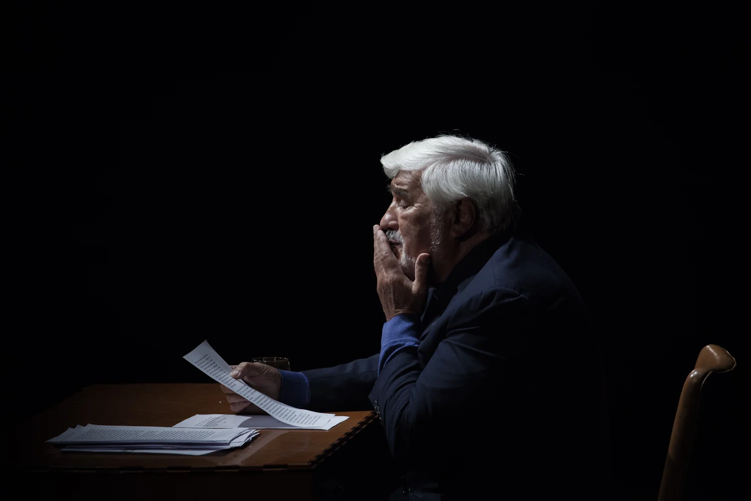 Mario Adorf fotografiert von Alexander Heil. Theaterfotografie