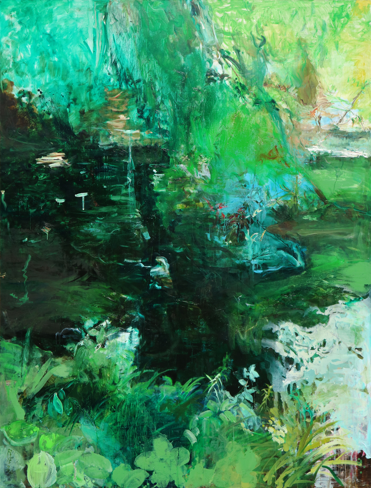 Minuscape_오필리아의 연못, 291 x 218 cm, oil on canvas, 2017(2015)