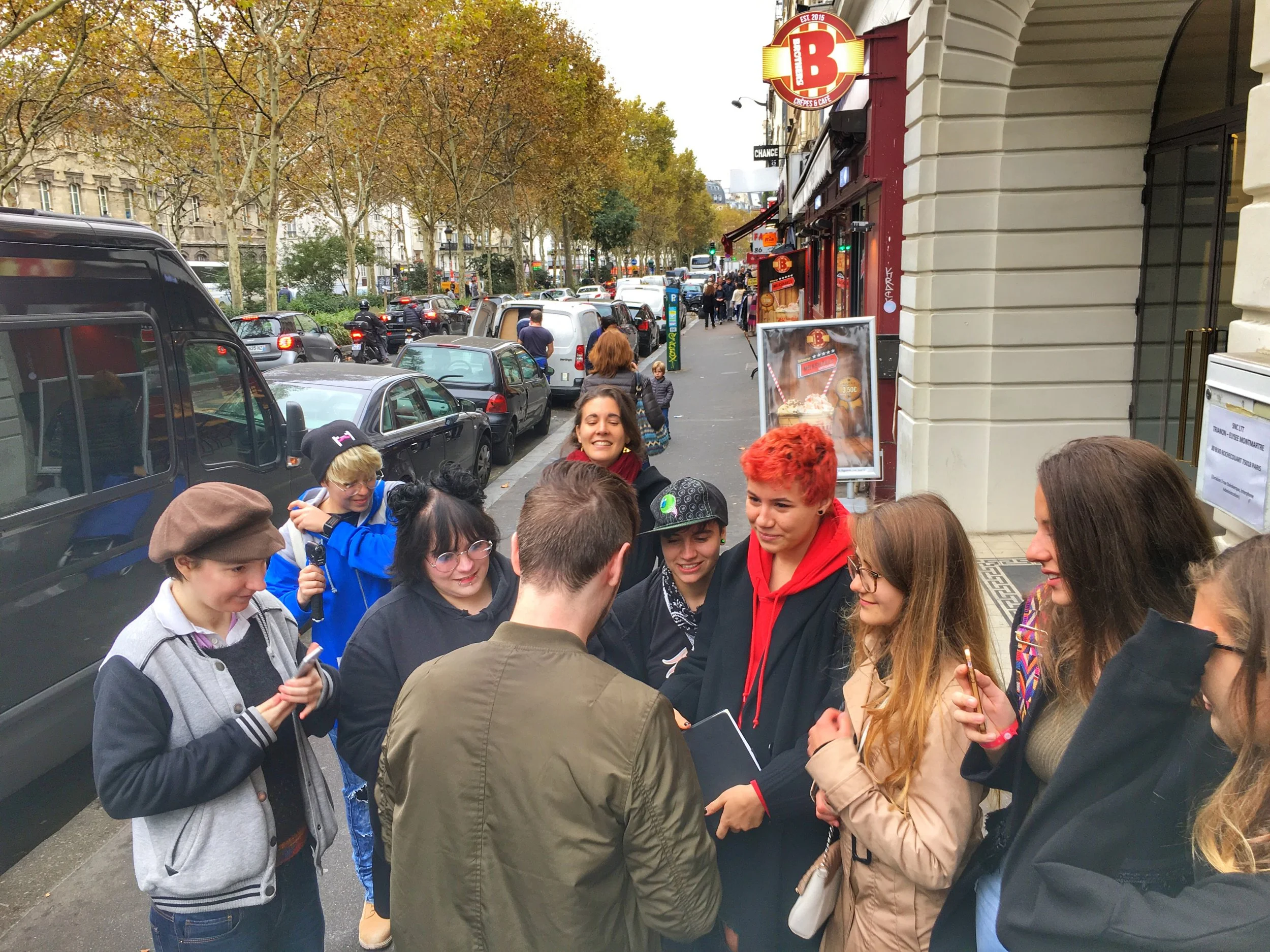 They started queuing at 11:00 am.