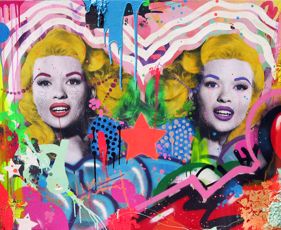 my painting "Paradise" featured in the group show