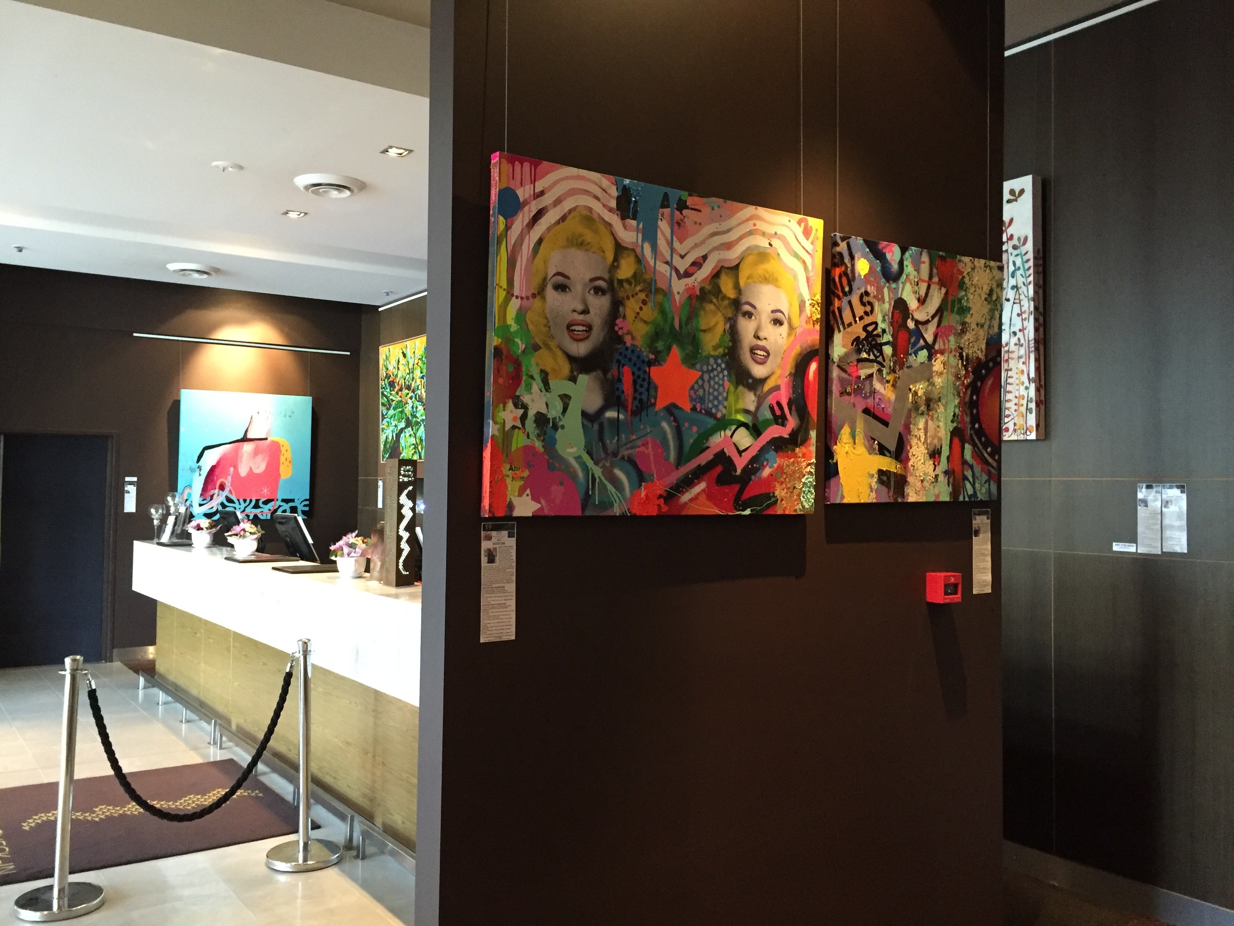 Installation at the Sofitel with COPE 2