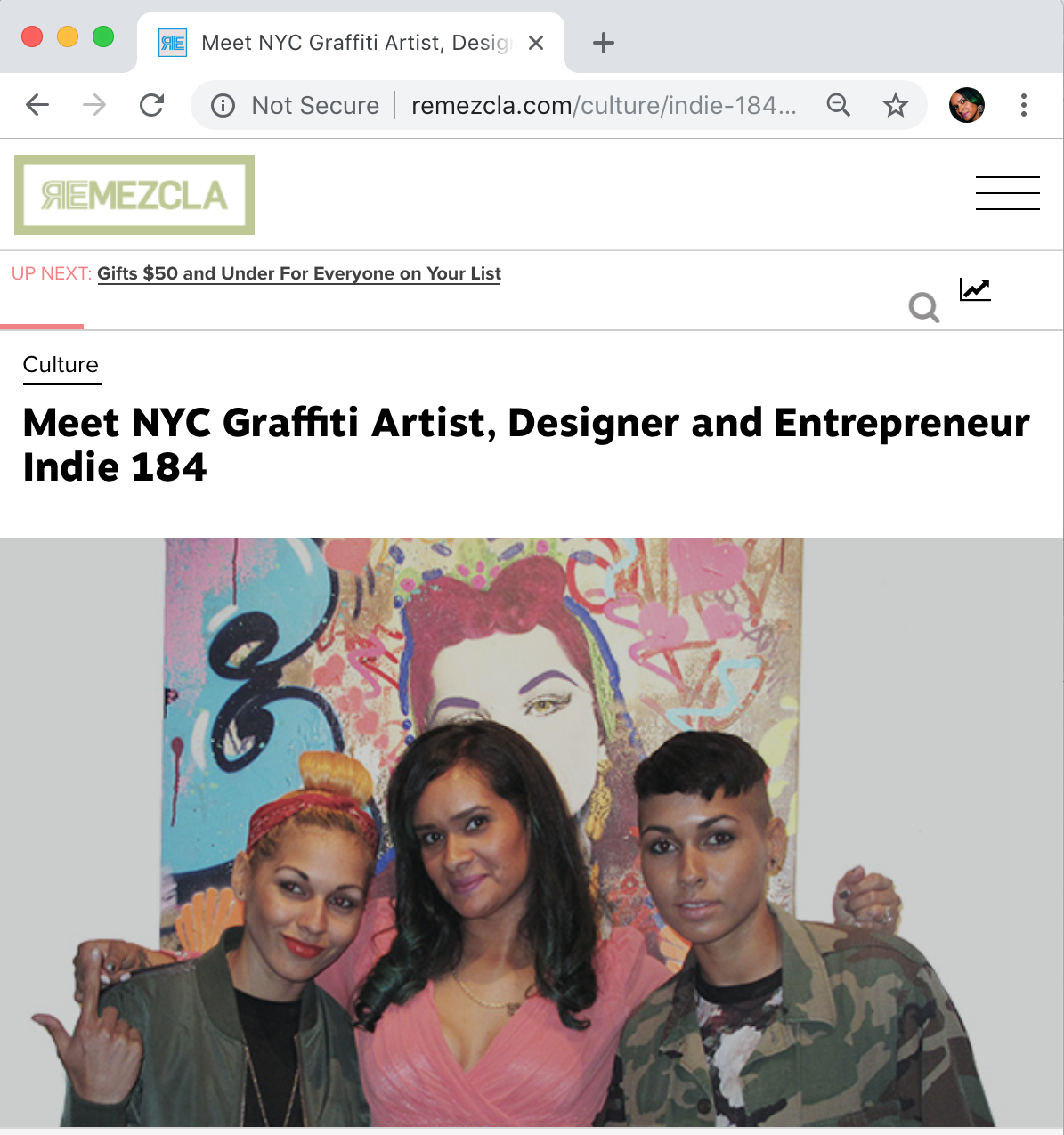 Meet NYC Graffiti Artist, Designer and Entrepreneur Indie 184