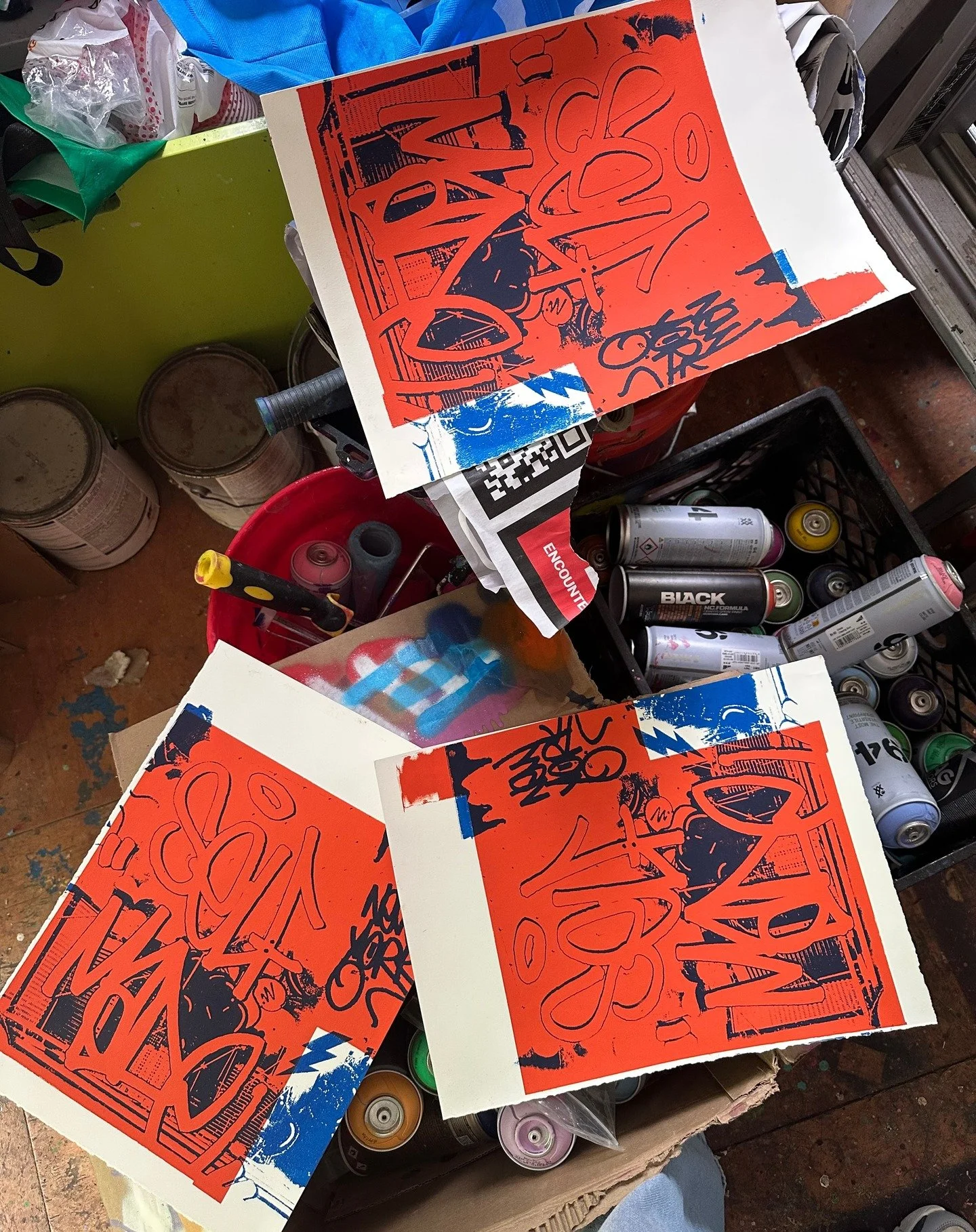 Just created my very first self-pulled screen print edition at Neighborhood Print Studio in Midtown Kingston Arts District, NY, this April 2025! Feeling so proud and inspired by this process&mdash;can't wait to share these prints with you all. Stay t