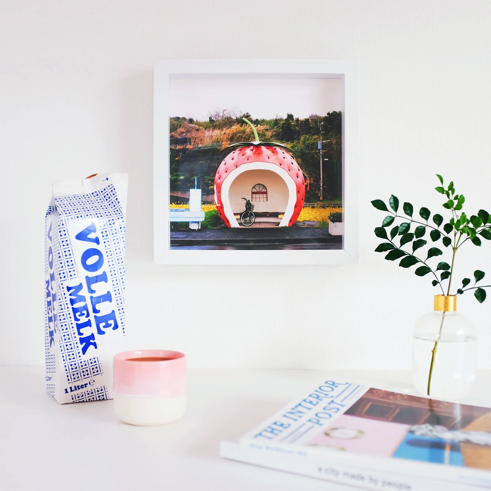 Strawberry Print Hello Sandwich