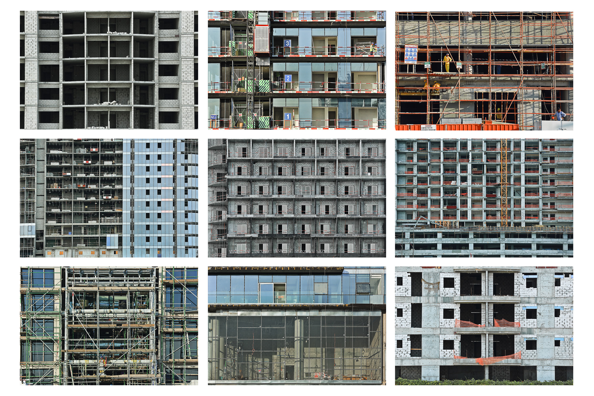 Montage s�rie Workfields du projet Beyond r�alis�e en novembre 2015 � Dubai