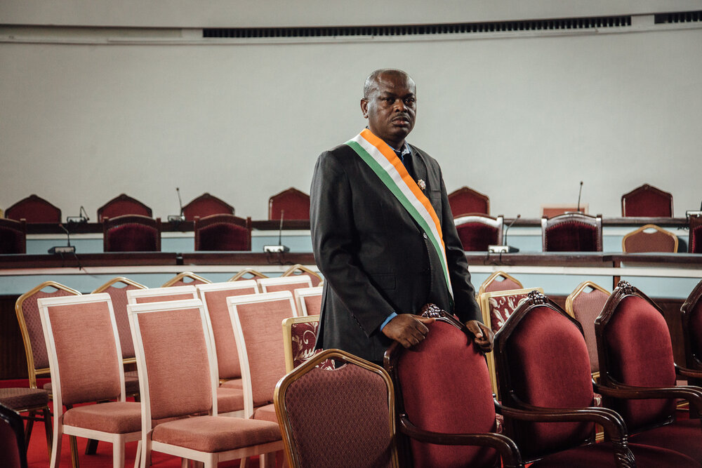  Eugène Kouassi Kra, député à l'assemblée nationale de Côte d'Ivoire, scout depuis de nombreuses années 