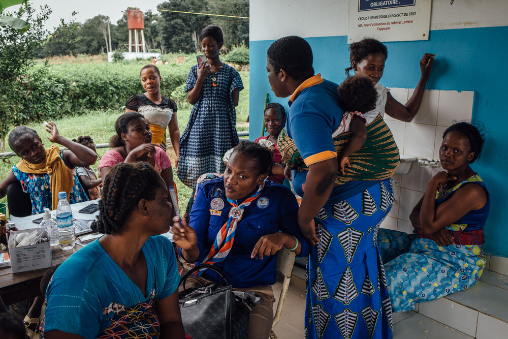  Sensibilisation, prévention et dépistage du cancer du sein et col de l'utérus dans le village ayant accueilli le Jamboree 2019. 