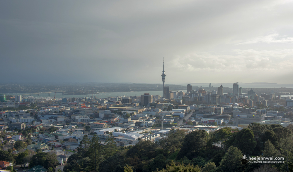 Lookout Point at Mount Eden, Auckland.