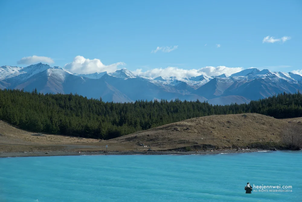 Lake Pukaki, an hour away from Lake Tekapo. 
