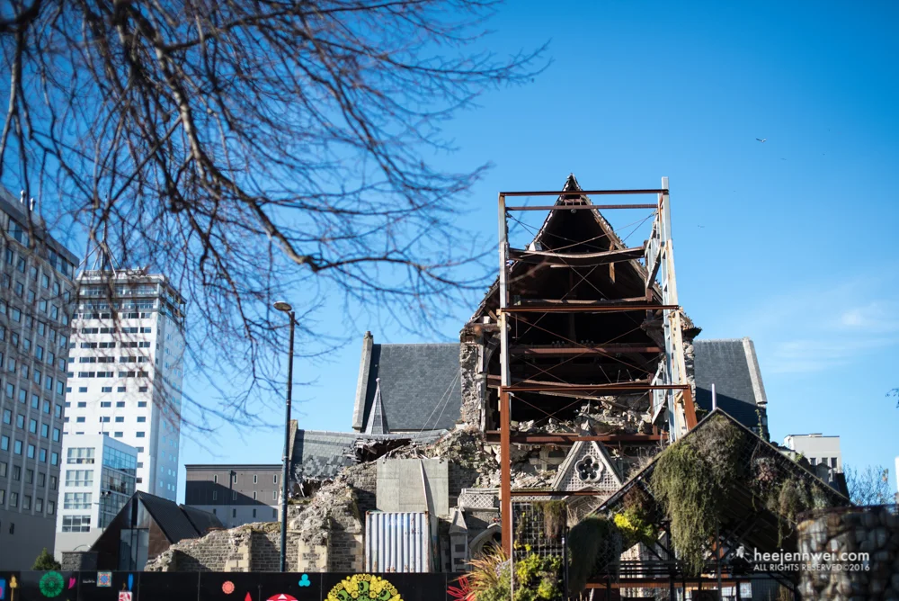 Cathedral Central was heavily impacted by the 2011's earthquake. 