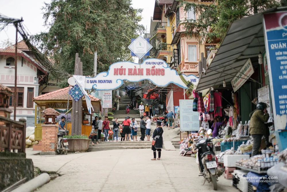 Arrived at Sapa town, warming up with our first hike up to Ham Rong Mountain.