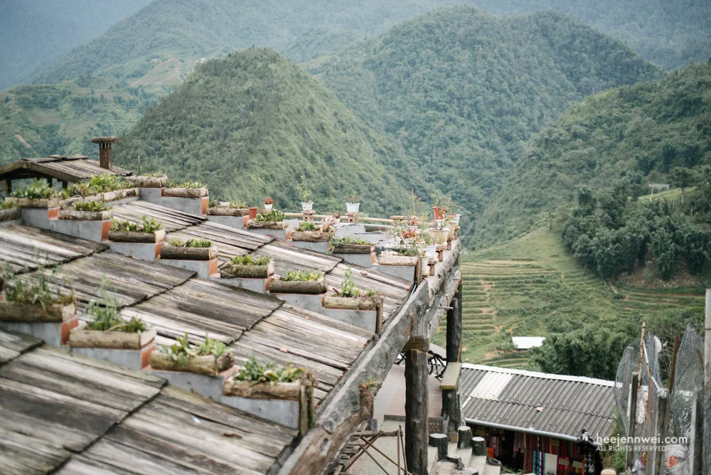 Downhill towards Cat Cat Village.