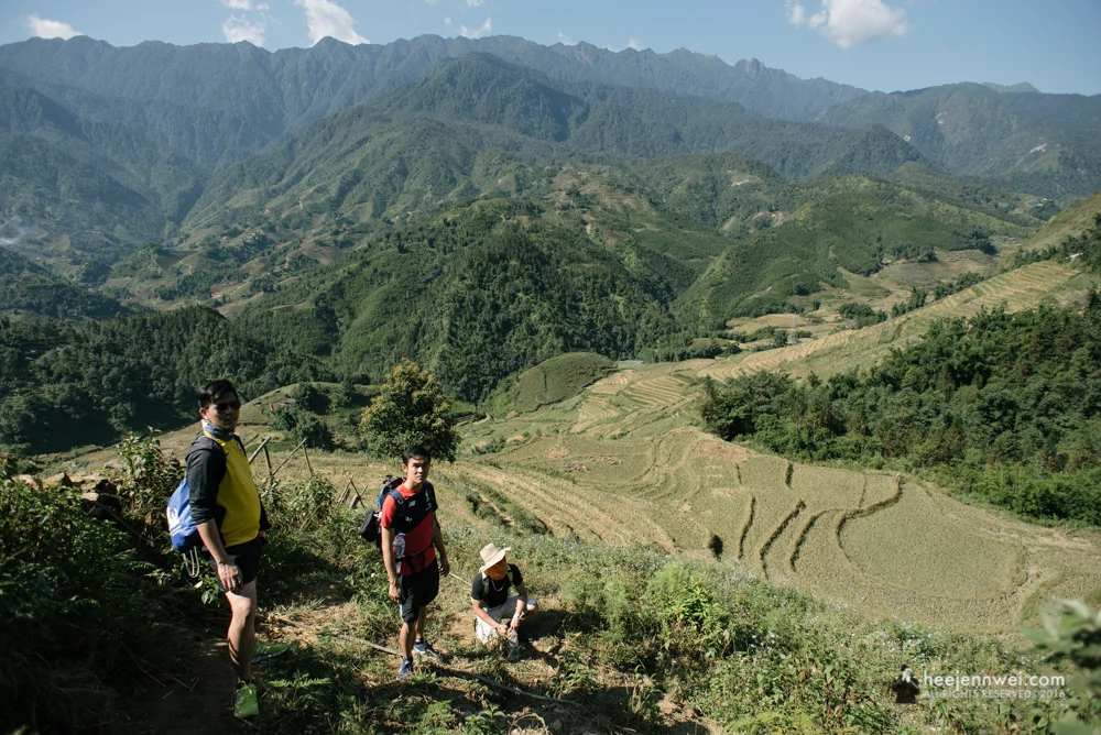 Paddy was harvested back in September, however, the view, still fascinating!