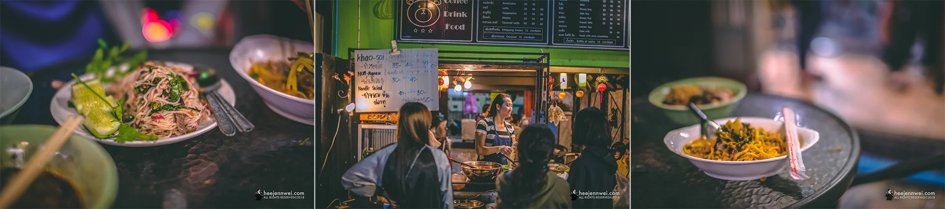 One last try on Khao Soi noodle at the night market. 