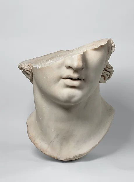 Fragmentary colossal head of a youth, Antikensammlung, Staatliche Museen zu Berlin