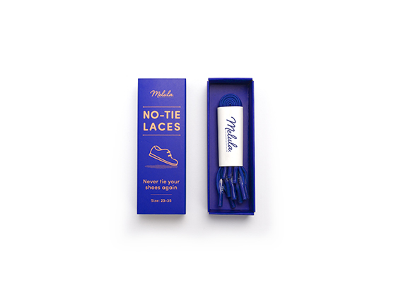 Royal Blue No-Tie Laces