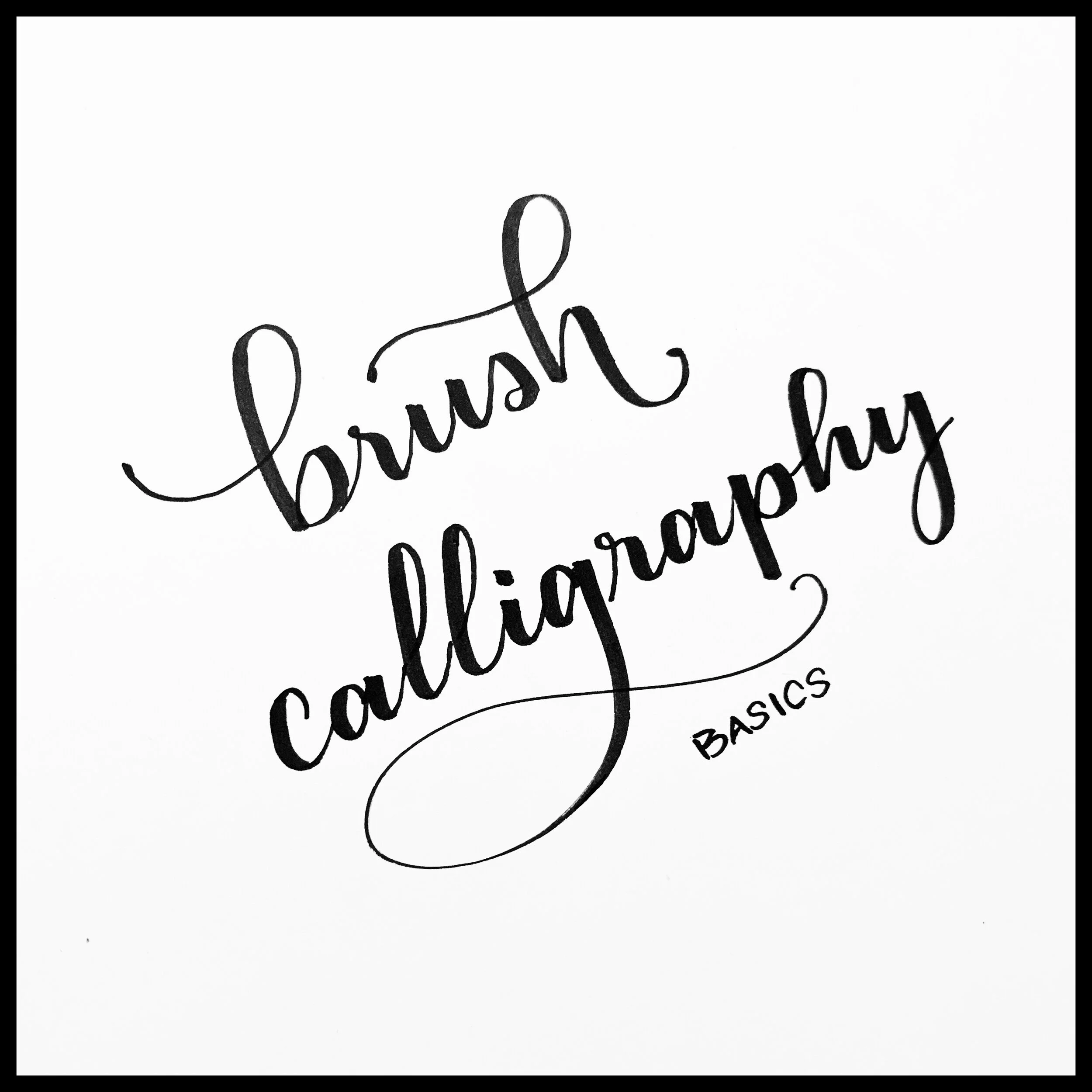 Brush Calligraphy Basics (Online)