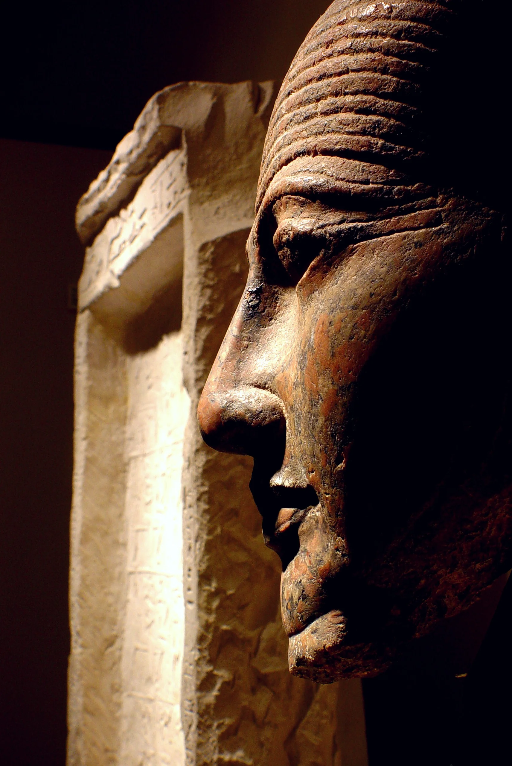 Sculptures in Glencairn's Egyptian Gallery