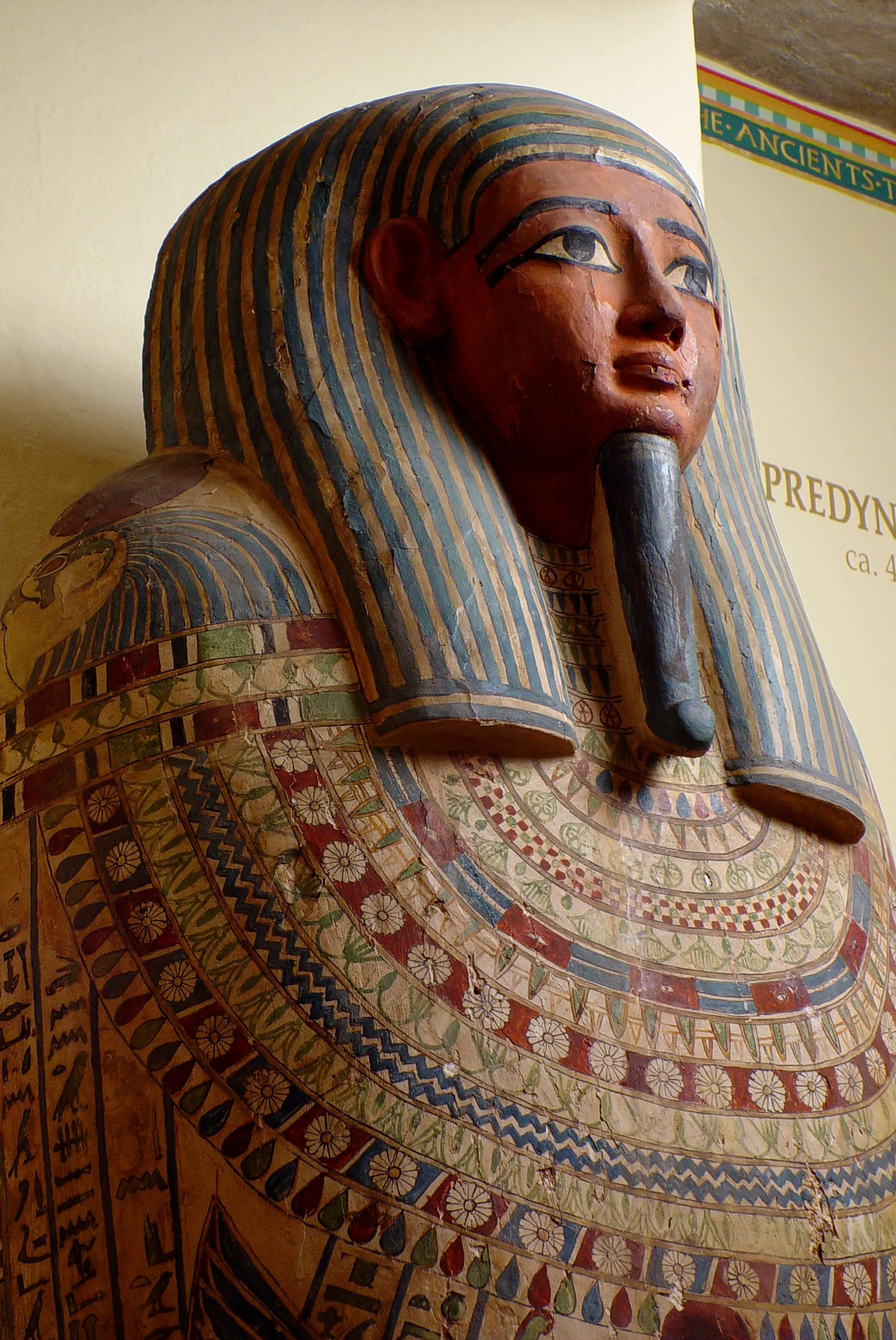 Mummy Case in Glencairn's Egyptian Gallery