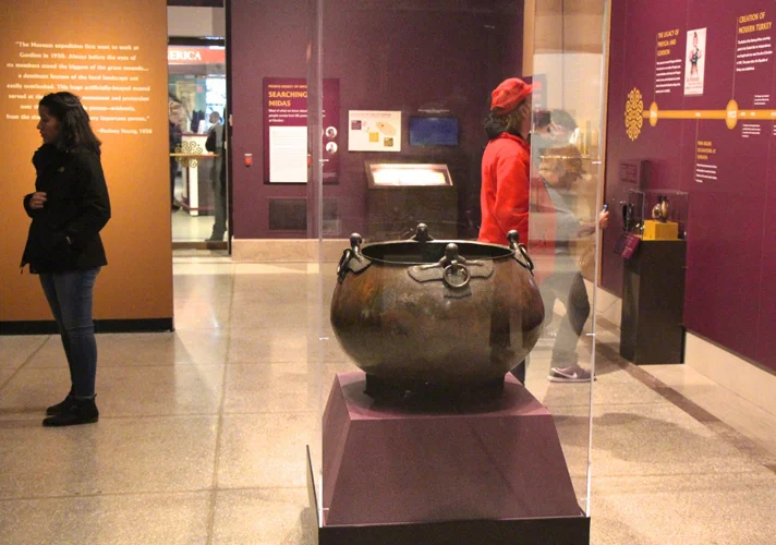 Figure 1: View of Penn Museum’s exhibition The Golden Age of King Midas , March 2016. Photograph by Ed Gyllenhaal, with permission of Penn Museum.