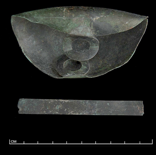 Figure 12a: Miniature tripod cauldron from the Sanctuary of Zeus, Mt. Lykaion. MTL 178. Photograph courtesy of the Mt. Lykaion Excavation and Survey Project and David Gilman Romano, University of Arizona.