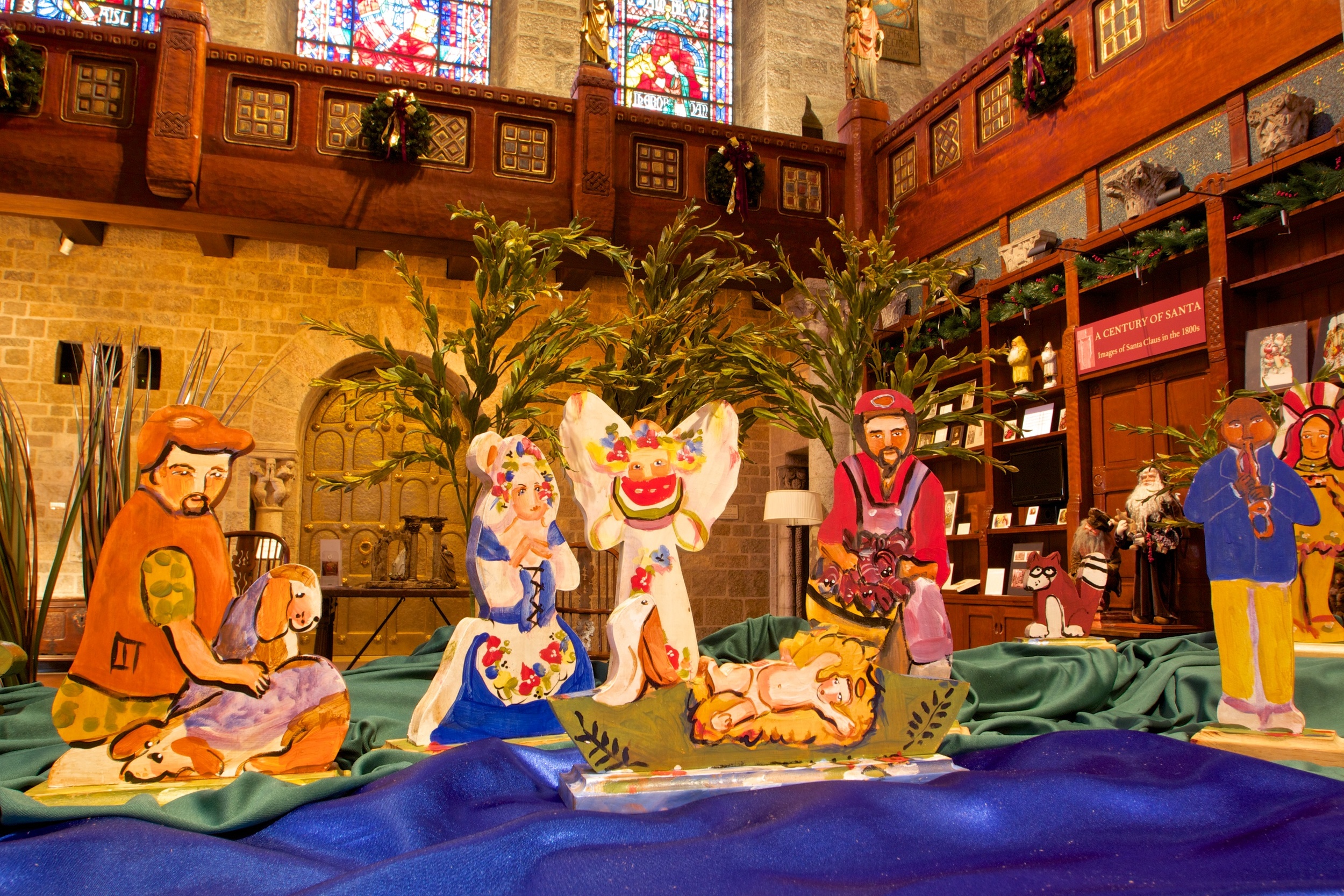 Figure 9: This Cajun Nativity was made by Lorraine Gendron, a self-taught folk artist who lives in the small Mississippi River town of Hahnville, Louisiana. Lorraine, who has been called “the Louisiana people’s artist,” first gained national attention in the 1980s for her Mississippi Mud dolls. Her art is now in many museums and private collections.