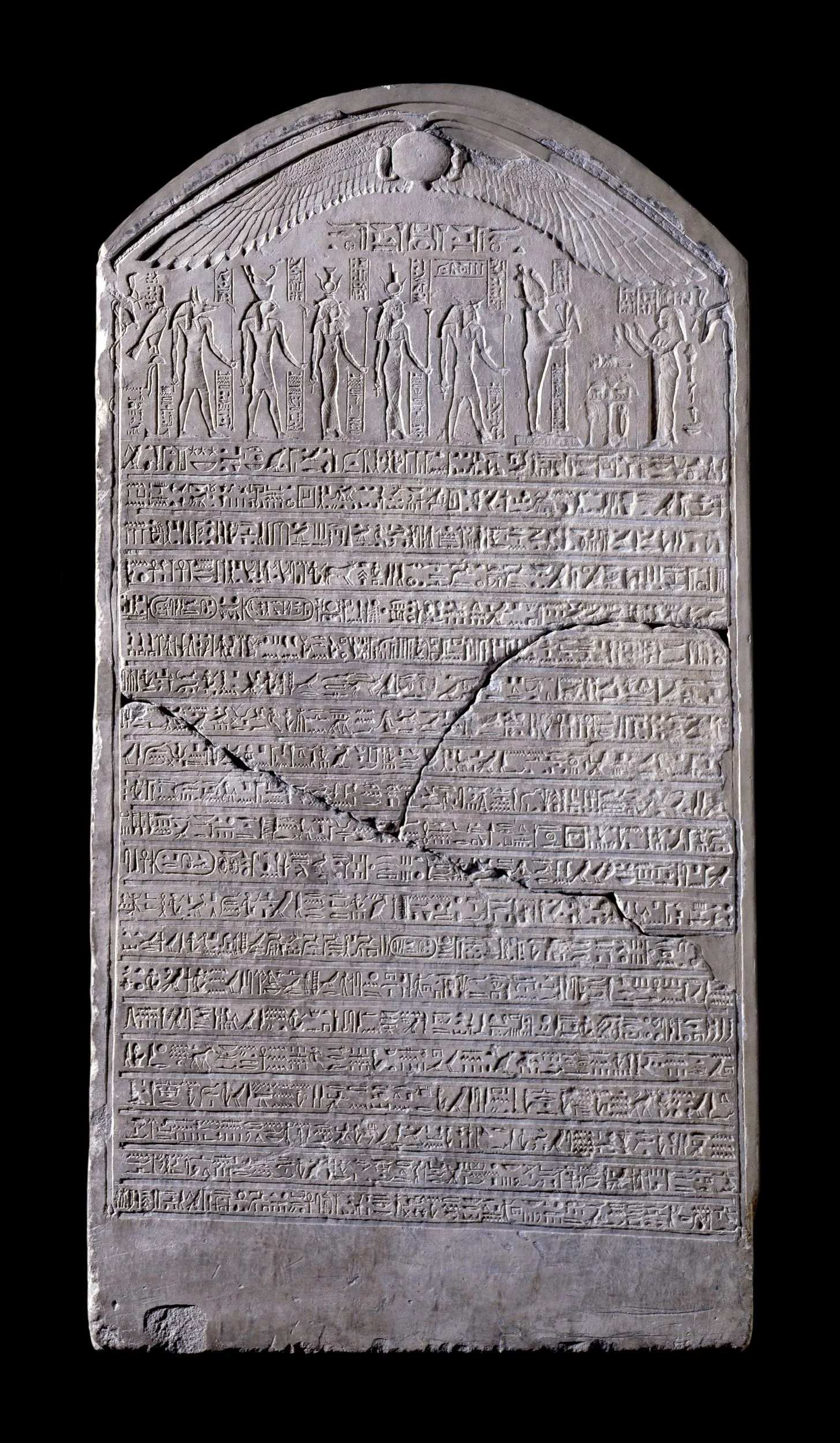 Figure 3: The stela of Taimhotep. Ptolemaic Period (42 BCE). British Museum EA147.