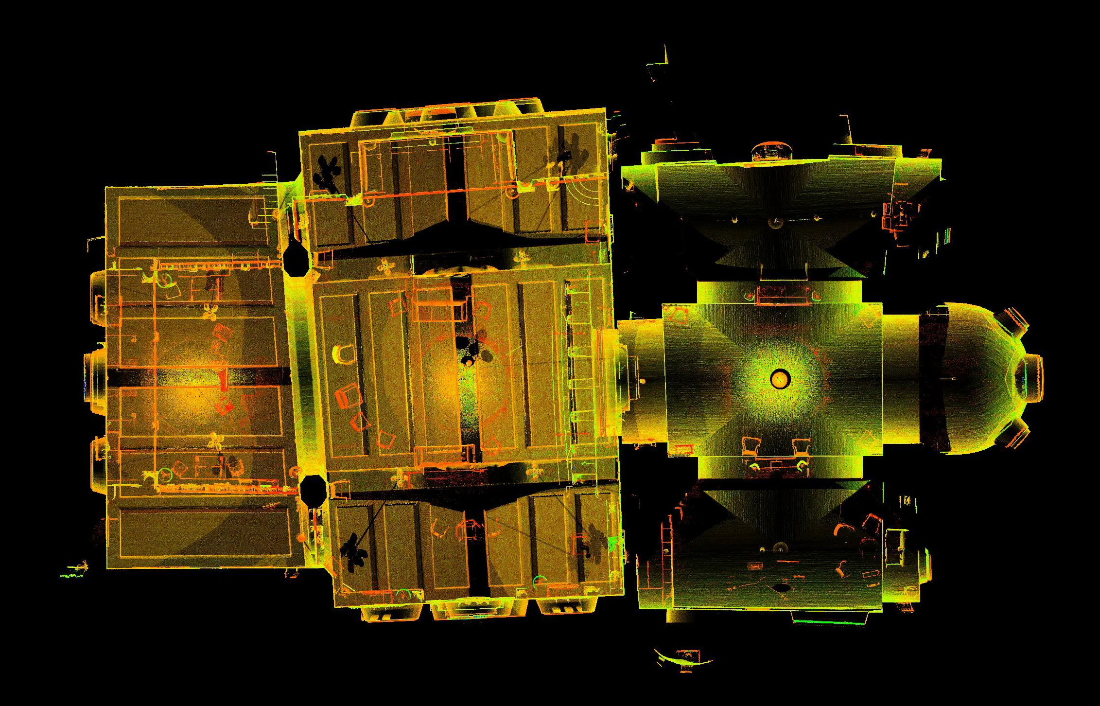 Figure 15: Glencairn Museum, laser scan: plan.