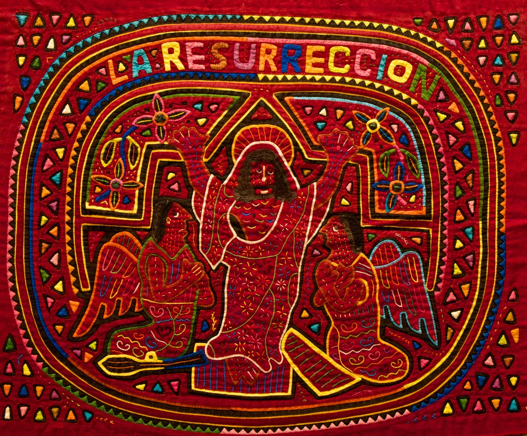 Figure 11: Resurrection with Angels. The angels lay down their musical instruments at the feet of the resurrected Christ, in tribute and adoration.