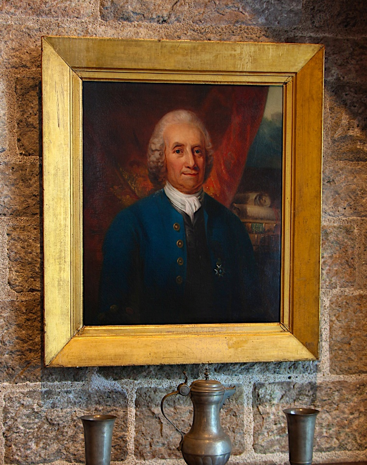 Portrait of Emanuel Swedenborg (1688-1772) by Swedish artist Carl Fredrik von Breda (1759–1818).